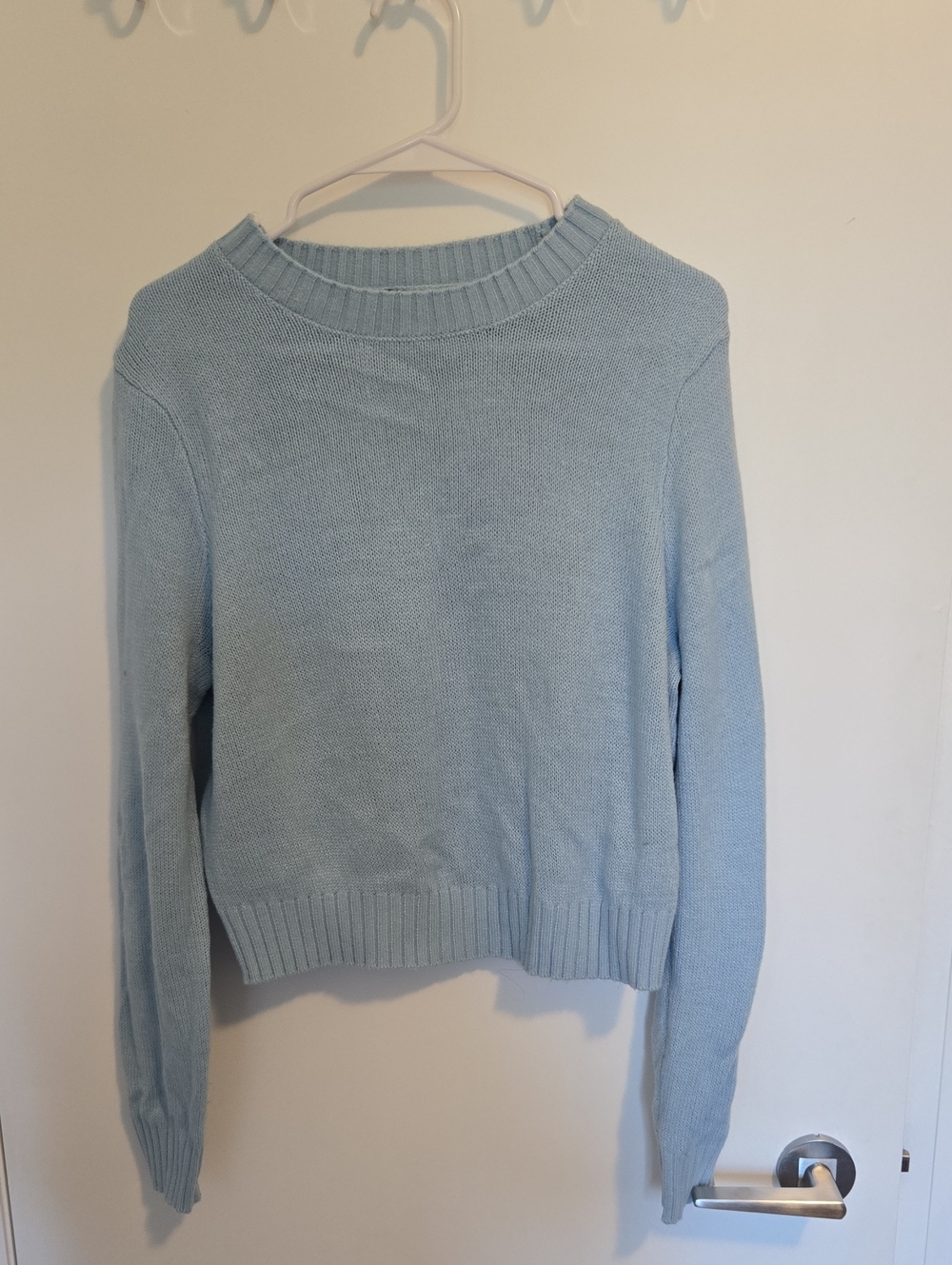 H&M Pale Blue Crewneck Sweater